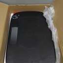 MERACH Vibration Plate Exercise Machine, Curved Vibration Plate for Lymphatic Drainage Weight Loss, Vibrating Plate with Real-Time Calorie Tracking on LED Display, Workout Equipment for Home Women Men (Black)
