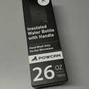 POWCAN 26 oz Insulated Water Bottle with 2-in-1 Straw and Spout Lid, Keep Cold 24H, Leak-Proof, Fits in Car Cup Holder, Stainless Steel Water Bottle for Sports, Travel, and School (Dark Knight)