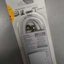 UltraPro RG6 Coaxial Cable 3ft. White, F-Type Connectors, Double Shielded Coax, Input Output, Ideal for TV Antenna, Satellite, DVR VCR, Cable Box, Home Theater, 52166