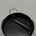 LOLYKITCH 5 QT Hybrid Ceramic Coating Non Stick Tri-Ply Stainless Steel Saut Pan with Lid, 12 Inch Deep Frying Pan PFOA & PFOS Free,Induction Cooking Pan, Dishwasher and Oven Safe
