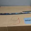 Vaunn Medical Deluxe Spa Shower Chair with Arms and Back, Bath Seat for Seniors, 350 lbs Max Weight, White With Light Gray Arms