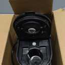 Small Single Serve Coffee Maker, Fast Brew One Cup Coffee Machine for K Cup and Grounds, 6 to 12 oz. Brew Sizes, Capsule Coffee Machine with Descaling Reminder and Viewing Tank, Black (9.45 Inches)