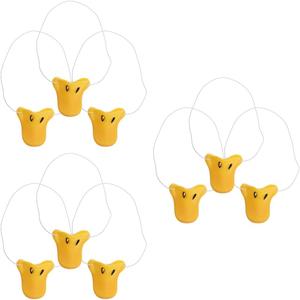 Toyvian Bill Beak Nose 9pcs Nose Costume Accessory Bill Mask Snout Novelty Halloween Mardi Gras Cosplay Supplies
