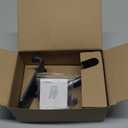 LISEN Cell Phone Stand Phone Holder for Desk Office Decor, Office Desk Accessories Women PC Gaming Essentials iPhone Stand Gadgets Men Gifts for Mom Fit OtterBox Case Switch iPad Air Tablet 4-10 in (BLACK)