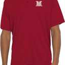 Vantage Apparel Men's Collegiate Polyester Mesh Team Icon Polo, Miami (Ohio) Redhawks, Medium
