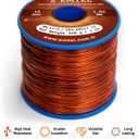 Emtel 18 AWG - 1 lb (202 feet) 99.9% Pure Copper Wire, Enameled Magnetic Wire for Motor, Transformer, Magnetic Coil, & Electroculture Gardening, Winding Magnet Wire - 220C (428F) Thermal Class