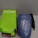 Trideer Anti-Slip Inflatable Yoga Ball with Quick Pump for Stability, Blue, Size L (23"-26")