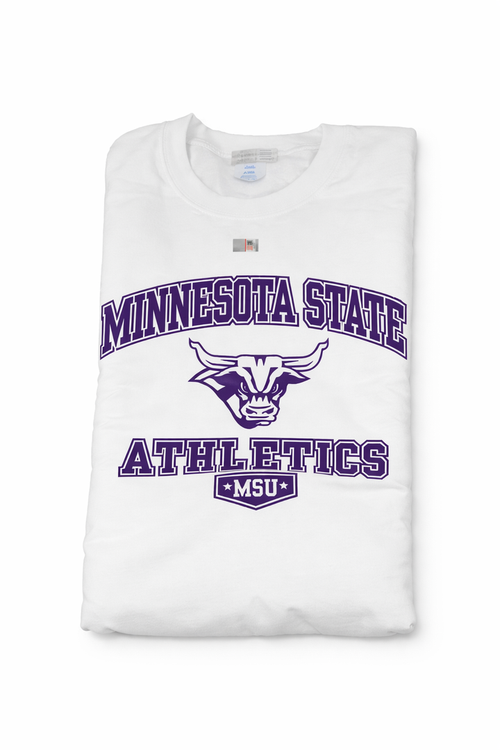 Long Sleeve 100% Cotton Tee (3X, White)