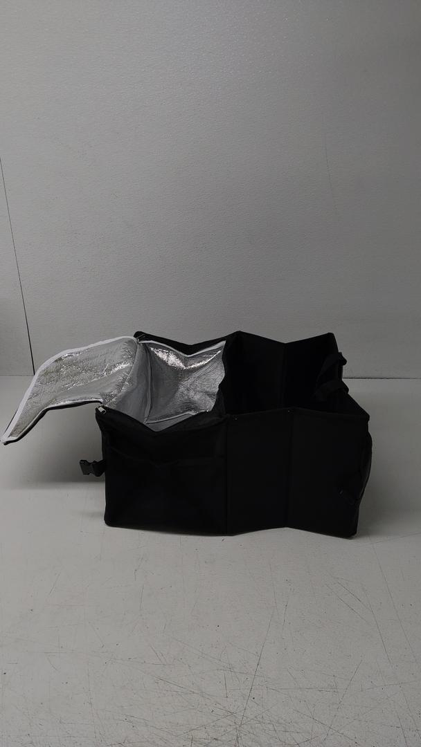 Oxford Cloth Insulated Lunch Bag Large Capacity Portable Food Storage 50" x 27" x 40" Black