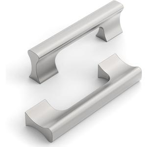 10 Pack 3 Inch(76mm) Kitchen Cabinet Handles Brushed Satin Nickel Cabinet Pulls Kitchen Cabinet Hardware Drawer Pulls for Cupboard Wardrobe