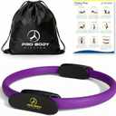 ProBody Pilates Fitness Circle 14 Inch Pilates Ring for Focusing on Toning Inner Thighs, Arms, and Core