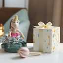 4 x WRAPLULU Baby Shower Wrapping Paper - 4 Jumbo Sheets, 28 * 40 Inches - Giraffe & Elephant Gift Wrap, Perfect for Boys Girls, Baby's Birthday, Newborn