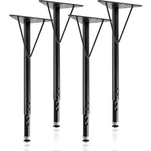 Adjustable Table Legs 19-30 Inch,Heavy Duty Steel Furniture Legs for DIY Desk/Table/Workbench,Max Load 450lbs - Set of 4