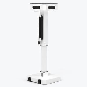 Classroom Basics LuxPower Mobile Charging Tower – 8 AC Outlets & 8 USB Ports, Adjustable Height, Padded, Hidden Casters – Charge 16 Devices, Perfect for Classrooms, Offices, & Conference Rooms