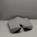 C CUSHION LAB Patented Pressure Relief Seat Cushion for Long Sitting Hours on Office/Home Chair, Car, Wheelchair - Extra-Dense Memory Foam for Hip, Tailbone, Coccyx, Sciatica - Light Grey (Gray)