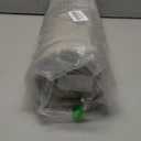 Artoid Mode Washable Non Slip Kitchen Rugs and Mats Set of 2, Rubber Backing Absorbent Kitchen Mats for Floor Front of Sink - 17x29 and 17x47 Inch (Linen)