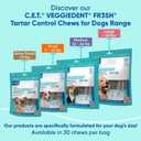 Virbac CET VEGGIEDENT FR3SH Tartar Control Chews for Dogs - Small (1.08 Pound (Pack of 1))