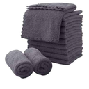 MOONQUEEN Microfiber Facial Cloths Fast Drying Washcloth 12 Pack - Premium Soft Makeup Remover Cloths - Highly Absorbent