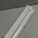 LazBlinds No-Drill Cordless Zebra Blinds - Dual Layer Light Filtering & Room Darkening, Free-Stop Lift, Easy Install, Day & Night Privacy with Valance for Window 27" W x 72" H, White