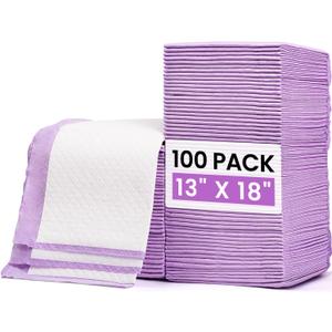 Baby Disposable Changing Pads 100 Pack Disposable Baby Underpads Ultra Soft Waterproof Diaper Changing Liners 13 x 18 in