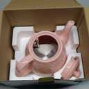 Toptier Electric Ceramic Tea Kettle, Boil Water Quickly and Easily, Detachable Swivel Base & Boil Dry Protection, Carefree Auto Shut Off, 1 L (1 LITER, Light Pink)