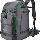 Unigear Ski Boot Bag Backpack for Helmet 50L/70L, Goggles, Gloves, Skis, Snowboard & Accessories (Gray)