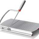 Cheese Slicer, Multipurpose Cheese Cutter Stainless Steel Cheese Slicers for Block Cheese, Butter, Sausages, Fruits Kitchen Gadget Cheese Cutting Board