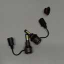 9007 LED Headlight Bulbs 6000lm Auto LED Lights 6000K White Light High Beam and Low Beam High Performance Plug and Play No Flicker Driving Light 1pair