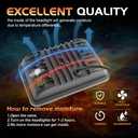 4x6 LED Headlights Approved Hi/Lo Sealed Beam Replacement H4651 H4652 H4656 H4666 H6545 Compatible with Kenworth T600 W900 T800 Truck P-eterbilt 379 S10 RV Freightliner