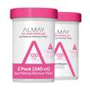 Almay Makeup Remover Pads, Micellar Gentle, Hypoallergenic, Fragrance-Free, Dermatologist & Ophthalmologist Tested, 2 pack