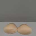 Hercicy 1 Pair Cotton Breast Forms Light Sponge Boobs Mastectomy Breast Cancer Support Bra for Women, D-Cup