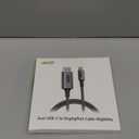 acer USB C to DisplayPort Cable 3.3FT (4K@60hz 2K@165Hz), Type-C to DisplayPort Cord (Sturdy Aluminum,Plug & Play) Thunderbolt 3/4/5 Compatible with MacBook Pro/Air, iPhone 16 Pro/Max, XPS, Surface