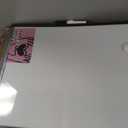 U Brands Magnetic Dry Erase Board White Board, 16" x 20", Black and Grey Frame, Includes Marker and Magnet