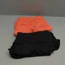 Real Essentials 2 Pack: Women's Active Skort Lightweight Comfy & Breathable Tennis Golf Skirt (Large, Black and Orange)
