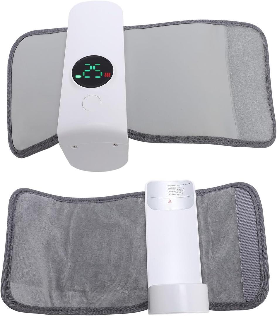 Portable Baby Bottle Warmer, 6 Temperature Gears 37C, 40C, 42C, 45C, 50C, 55C, 6000mAh Battery USB Rechargeable for Bottle Shapes up to 6.5cm in Diameter