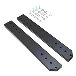 Fundyliue 1" 3" Adjustable Tour Pak Pack Trunk Luggage Relocator Extender Mount Plate Kit Replacement for 20092013 Touring Road King Electra Street Road Glide Trikes Tri Glide （Black）