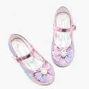 Furdeour Girls Dress Shoes Mary Jane Wedding Flower Bridesmaids Heels Glitter Princess Shoes for Kids Toddler, US 13