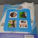 PJYuCien Dog Playpen Mesh Top Cover, Fits 24 Inch 8 Panels Regular Octagon Metal Exercise Pet Pen, Adhesive Tape Connections, Black (Note: Cover Only, Fence Not Included)