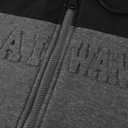 Men's Full Zip Fleece Hoodie Lightweight Athletic Performance Sweatshirt Jacket with Pocket (Black, XXL)