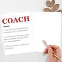 5 x Thank You Coach Card for Men Women, Best Coaches Appreciation Cards Gifts for Football, Basketball, Volleyball, Baseball, Softball, Swim Team, Hockey, Golf...
