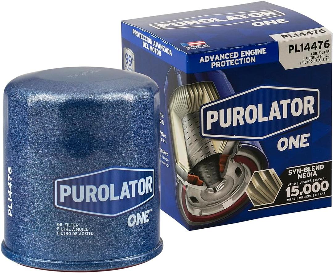 Purolator PL14476 PurolatorONE Advanced Engine Protection Spin On Oil Filter Compatible With Toyota Corolla, Camry, Prius, Yaris, Sienna, C-HR, Prius C, Prius Prime, Pontiac Vibe and Scion xB