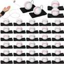 30 Pcs Wrist Return Ball Wrist Balls on a String Baseball Party Favors Sports Wrist Practice Ball on Elastic Cord Rubber Rebound Wristband Ball Toy for Kid Adult Outdoor Exercise Play (Baseball)