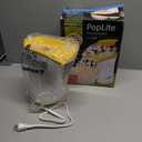 Presto 04820 Poplite Hot Air Popcorn Popper - Built-In Measuring Cup + Melts Butter, Easy to Clean, Built-In Cord Wrap, 18 Cups, Yellow