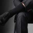 6 Pack Mens Crew Dress Socks 97.5% Combed Cotton Size 8-13