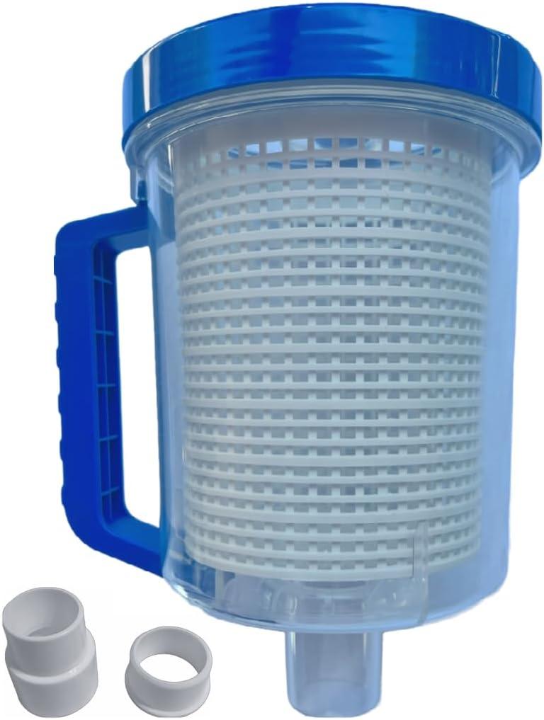 Standard Pool Leaf Canister Includes Mesh Basket, Suction of Debris/Leaves for Automatic Swimming Pool Cleaners/Filter