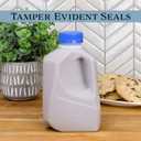 Cornucopia Brands 32oz Plastic Jugs (6-Pack); 1-Quart / 32-Ounce Bottles w/Caps for Juice, Water, Sports and Protein Drinks and Milk, BPA-Free