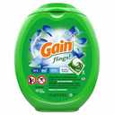 Gain flings! Liquid Laundry Detergent Pacs, Blissful Breeze, 96 Count, 4pk