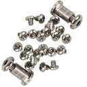 26Pcs Titanium Alloy Torx Screw Set Compatible with Benchmade 535 BUGOUT Knife(Titanium)