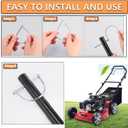 4 x Trailer Pin,SpzcdZa 12pcs Pto Pin Shaft Locking Pin 1/4 pin Hitch pin Wire Lock Pin Safety Coupler Pin 1/4" x 2-3/4"for PTO,Farm,Lawn,Hitches,and Garden(Silver)-6Pcs Square &6Pcs Arched Pins