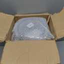 WGV Unique Bouquet Vase, 8" W, 15" H, Clear Tall Hurricane Glass Candle Holder, Floral Planter Terrarium, Home Wedding Event Decor, 1 Piece